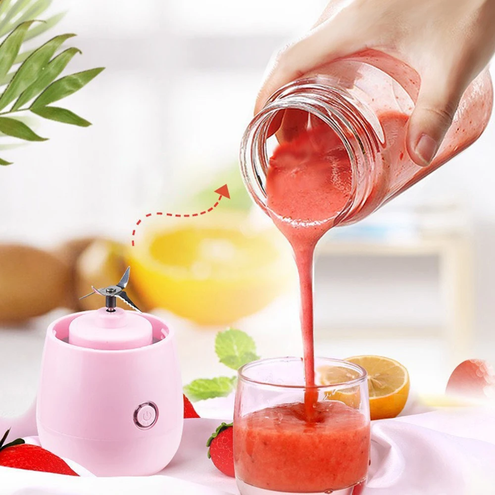 Small Household Juicer Juicer Cup Fruit Machine Portable USB Charging Juicer Cup Electric Mixing Cup