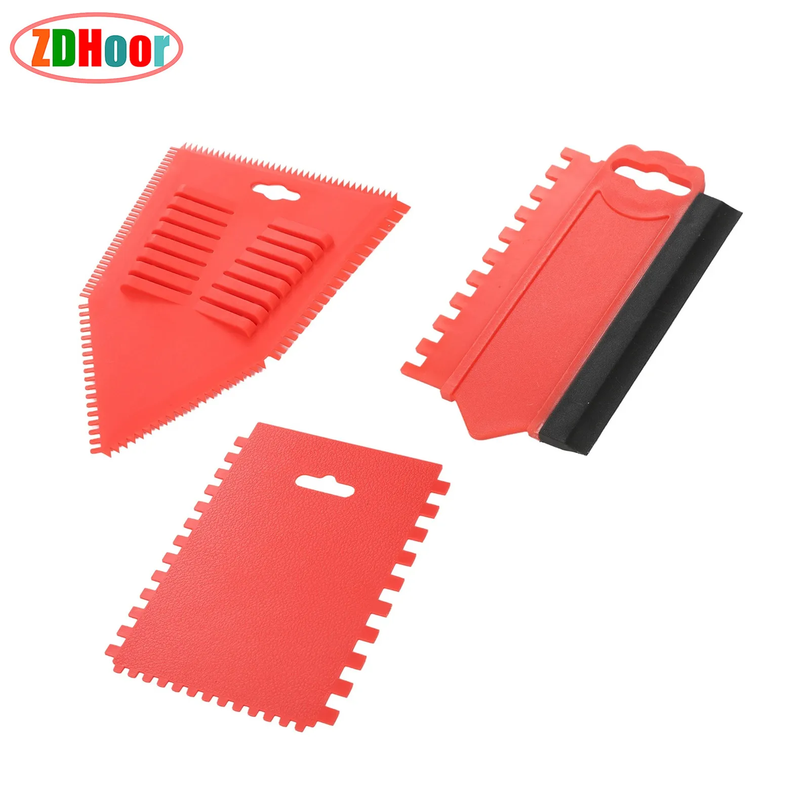 

Plastic Multi-function Wall Scraper Sharp-toothed Comb Kit Accessory Tool for Interior Decoration And Artistic Creation