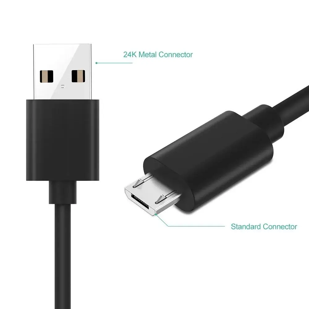 Data Fast Charger USB Extra Long Charging Cable 1M for Blackview BV5800 BV6000 Pro BV6000s BV4000 Micro Usb Cable