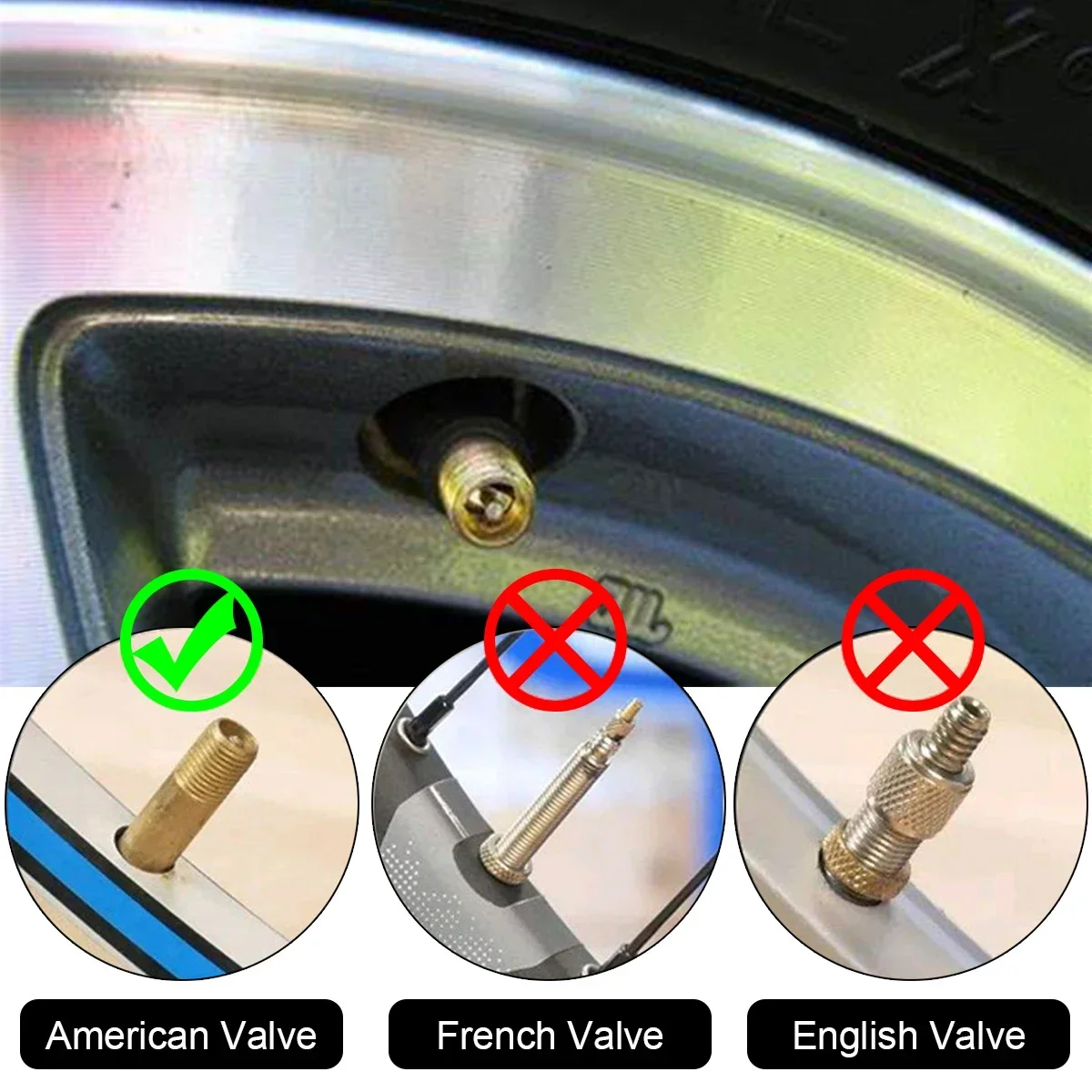 Car Motorcyle Bicycle Slotted Handle Tire Valve Stem Core Remover Screwdriver Tire Repair Install Tool Kit Auto Motorcycle image 6