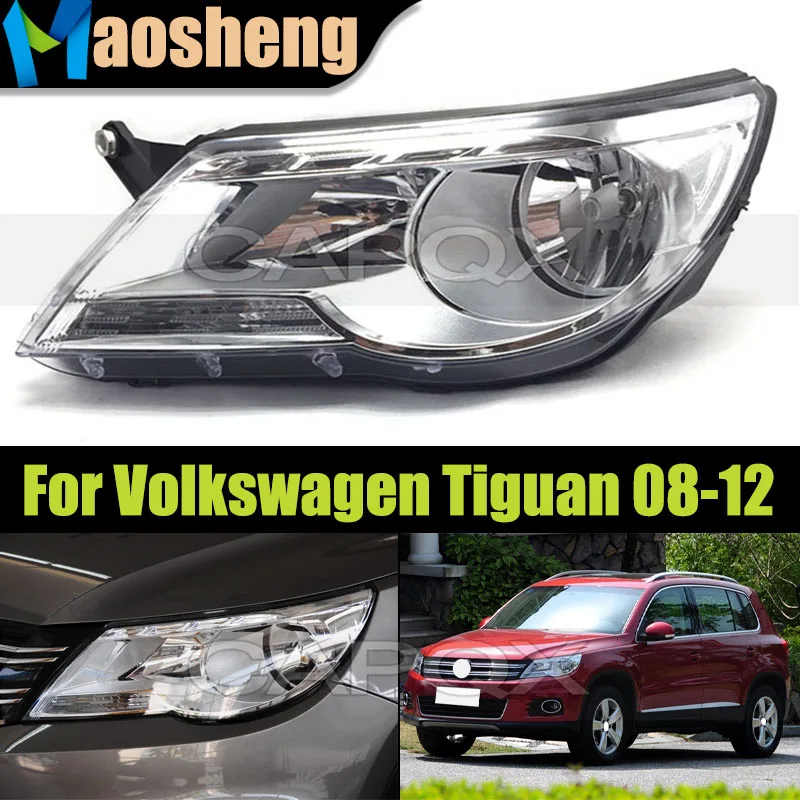 

Halogen Front Headlight Head Light For Volkswagen Tiguan 2008 2009 2010 2011 2012 Headlamp Head Lamp Driver Light