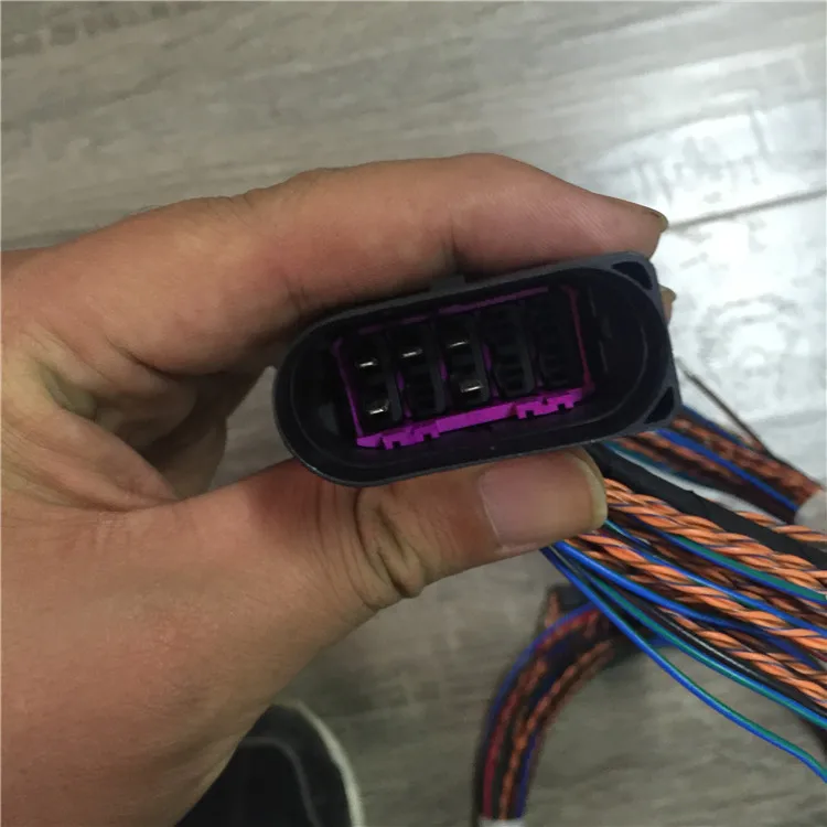 For VW Golf 7 GTI Passat B8 Tiguan 2017--- Touran 2017--- Golf 7.5 2017--Install AFS Xenon Lamp LED Light Wire Cable
