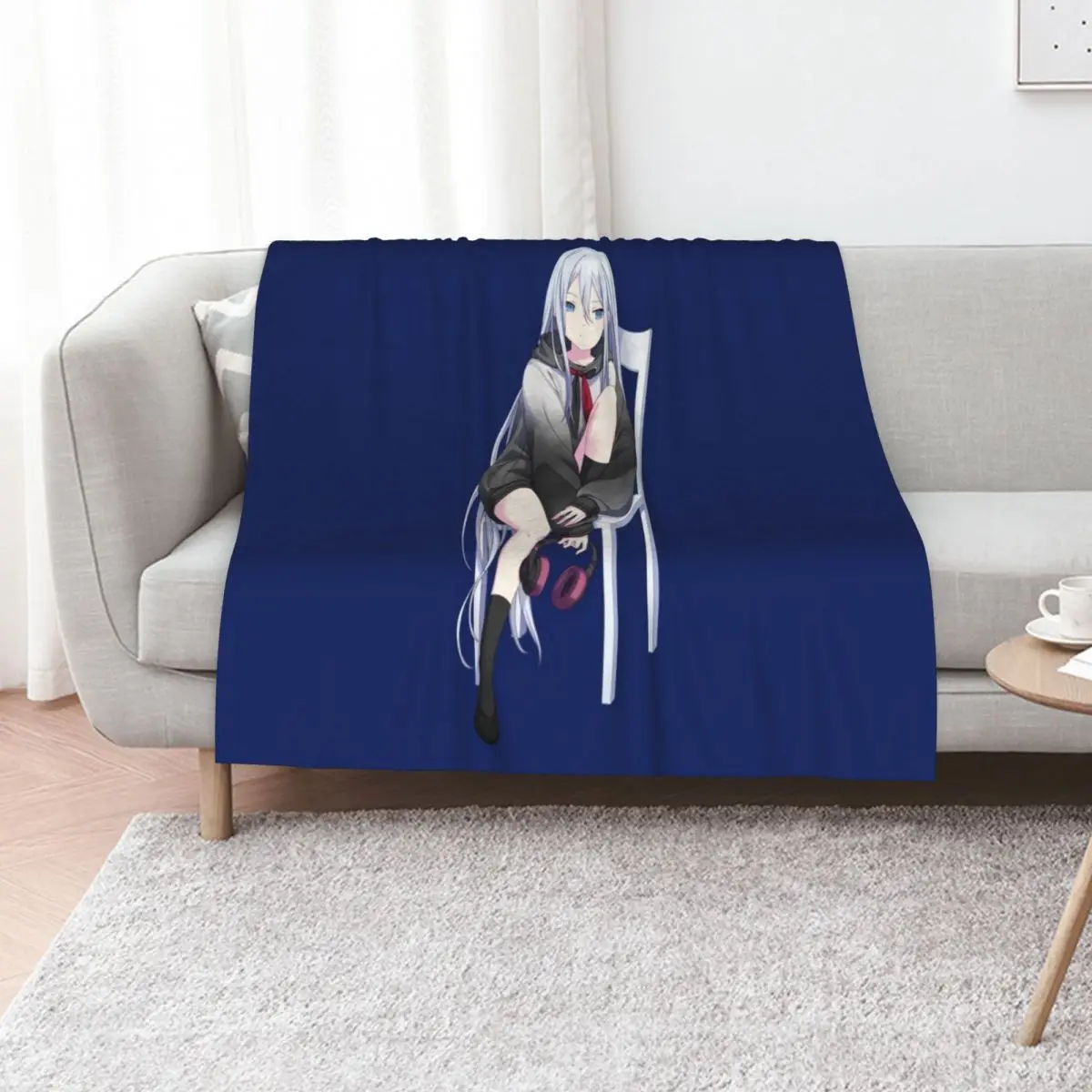 

Best sexy Girl Ever Yoisaki Kanade The All Love Project SEKAI Colorful Stage! Throw Blanket bed plaid Summer Travel Blankets