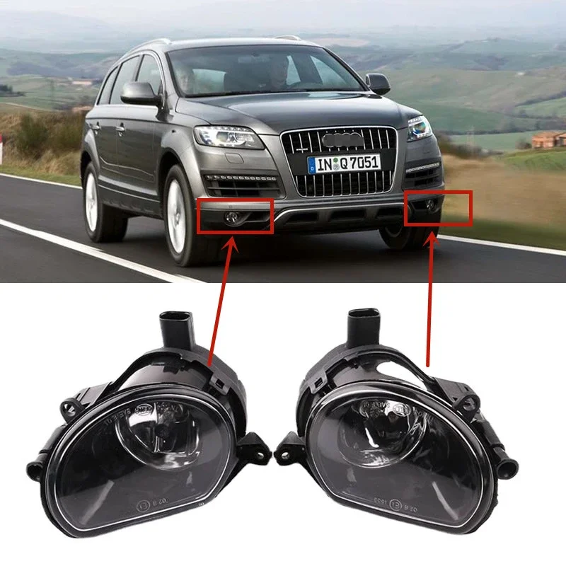 

For Audi Q7 2006 2007 2008 2009 car accsesories Front Anti Fog Fog Lamp Assembly Front Bumper Lamp Fog Light 2pcs