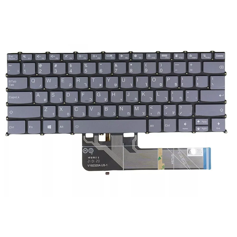 Hebrew For Lenovo Yoga 530-14 730-13 530-14IKB 530-14ARR 730-13IKB 730-13IWL 730-15IKB 730-15IWL laptop Keyboard With Backlit