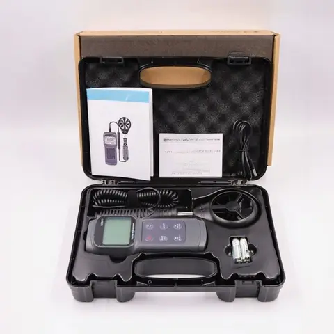 Air Flow Meter Split Anemometer High Accuracy Sensor Wide Measurement Range Real-time Data Display For Power Generation