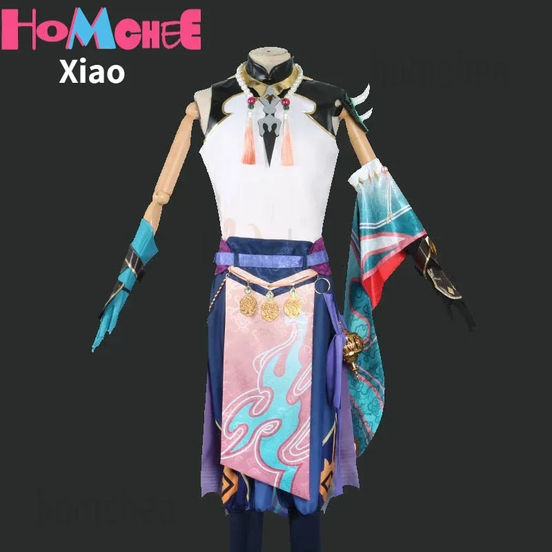 

Homchee COS Xiao Impact Cosplay Costume Wig Mask Dress Full Set