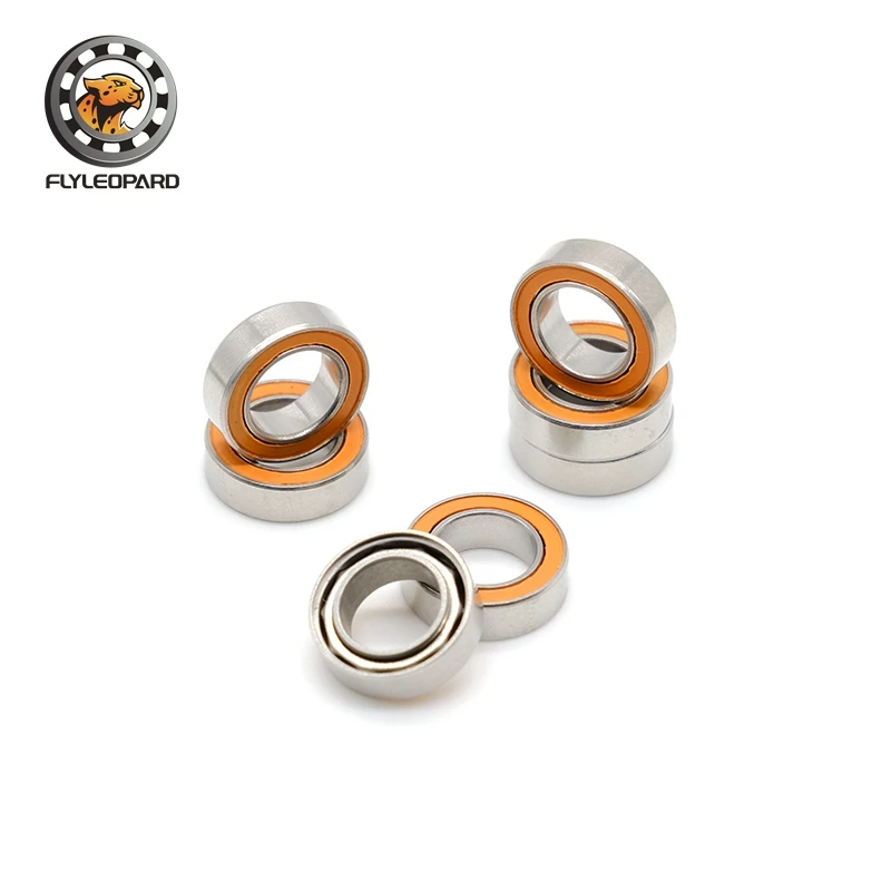 (2 PCS)SMR106 2RS CB Bearing 6x10x3 mm ABEC7 Stainless Steel Hybrid Ceramic Bearing DRY Ocean Fishing Reels Ball Bearings SMR106