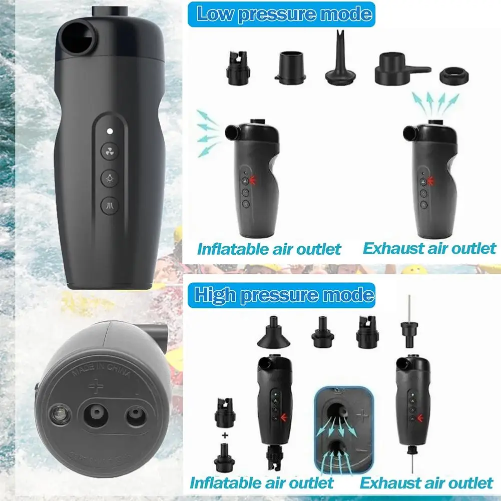 20PSI مضخة نفخ كهربائية لاسلكية محمولة في الهواء الطلق مضخة نفخ نافخة ل AP210 مجداف وقوف مجلس قارب
