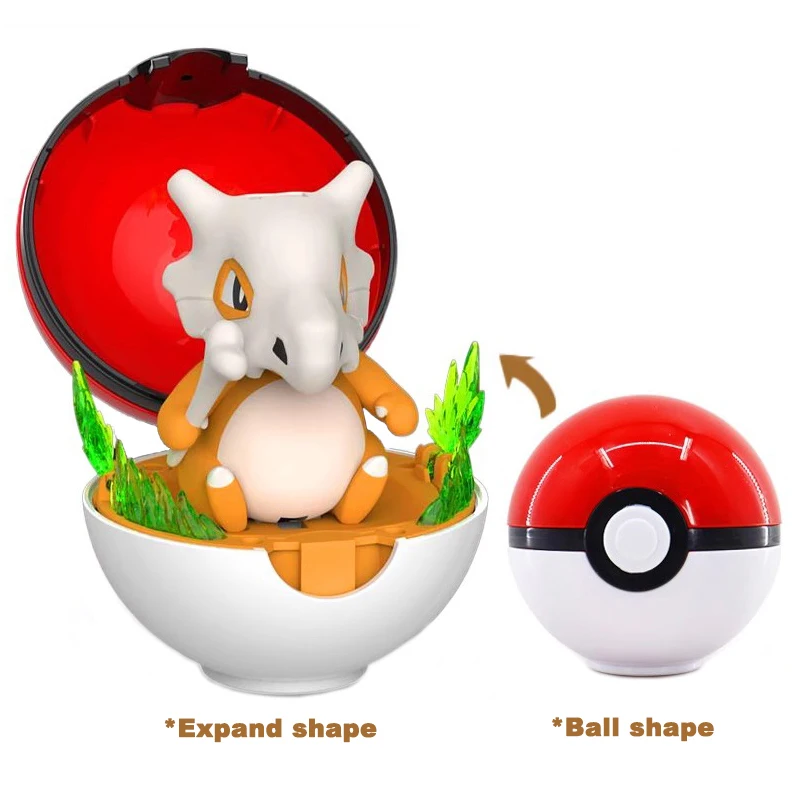 البوكيمون تحويل لعبة سلسلة أنيمي الشكل بيكاتشو جيجليبف Cubone Piplup قابلة للتطوير دمية نموذج الحلي هدايا عيد ميلاد الأطفال