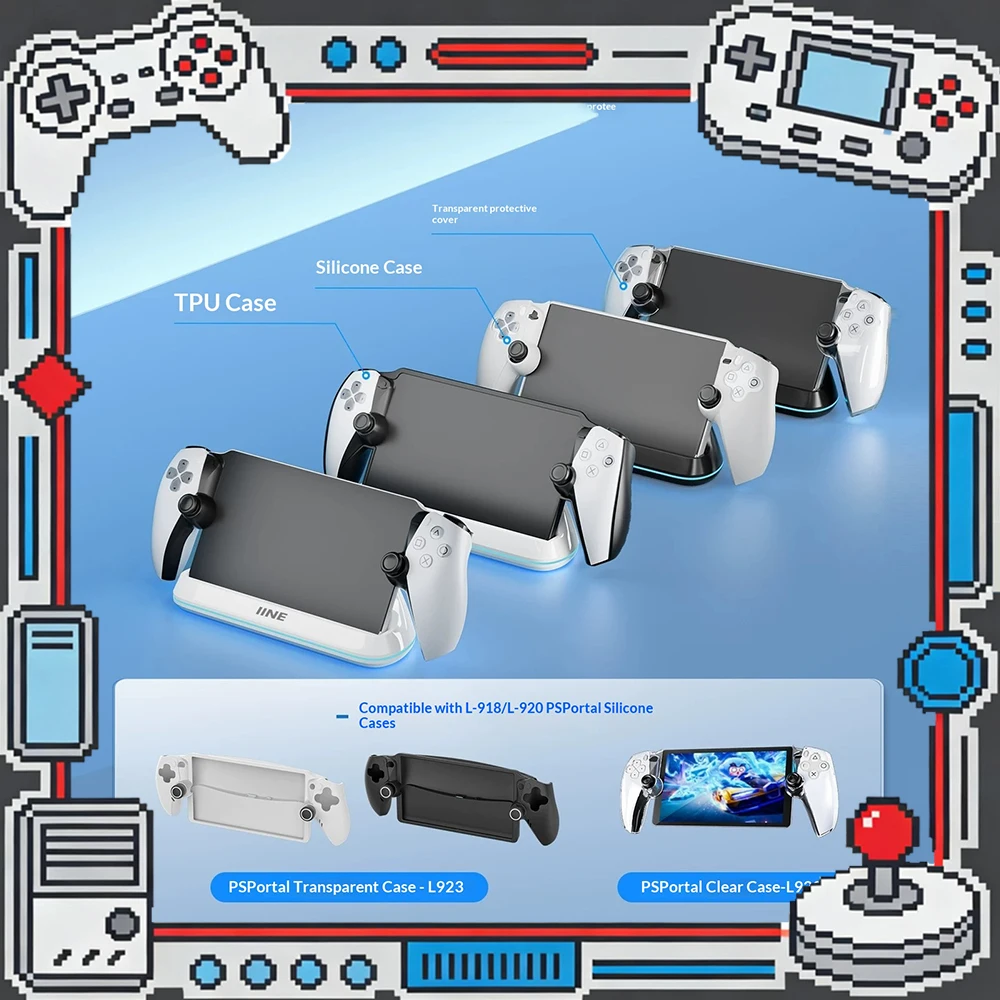 

IINE Portal charging cradle streaming handheld charger magnetic charging cradle can be charged with a shell For PS5