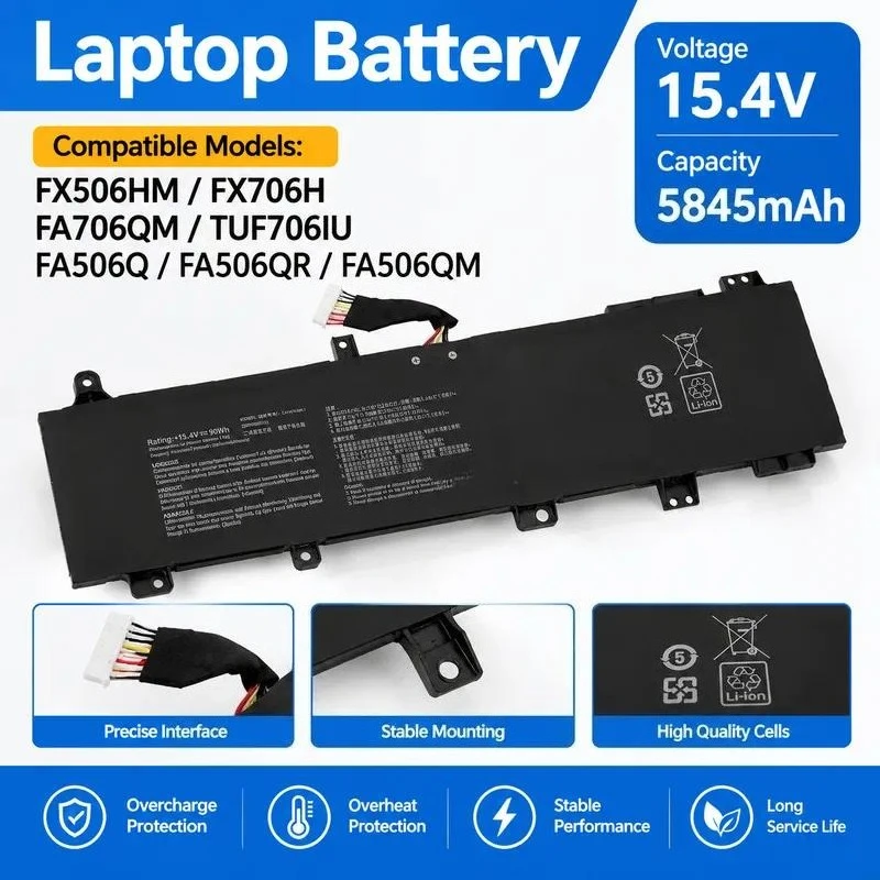 Replacement Battery for ASUS Tianxuan 2nd Gen FA506QR/QM FA706QM FX506HM C41N1906-1 Laptop Internal Battery