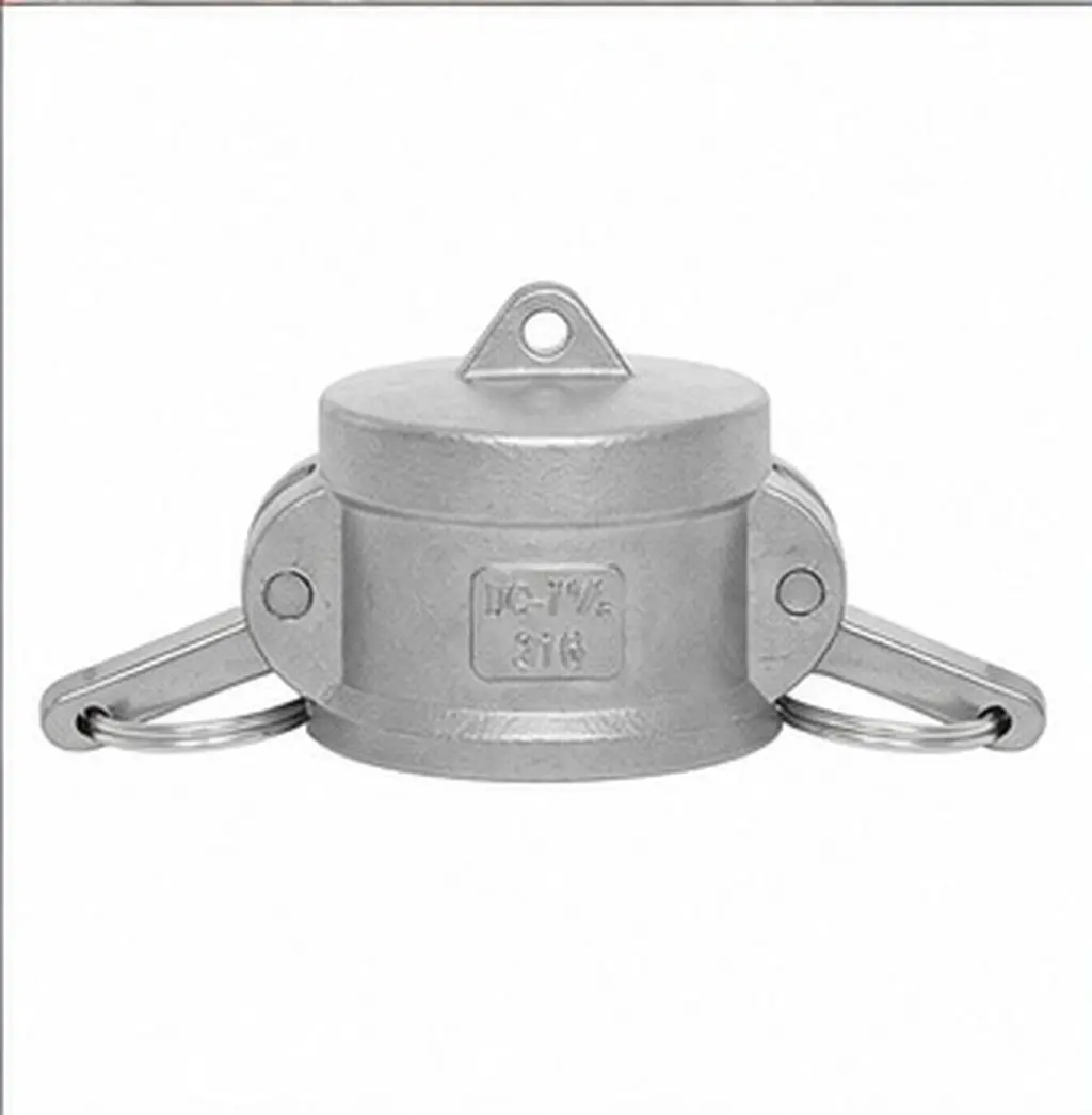 Camlock Dc Dust Cap Stainless Steel Female End Plug 54mm Inner Diameter Quick Coupler Leak Tank Hose Plug