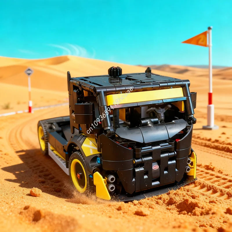 

625pcs MOC Alternate model Volvoeed race truck Technical Building Christmas gift blocks creative idea Education toys Brick Kids