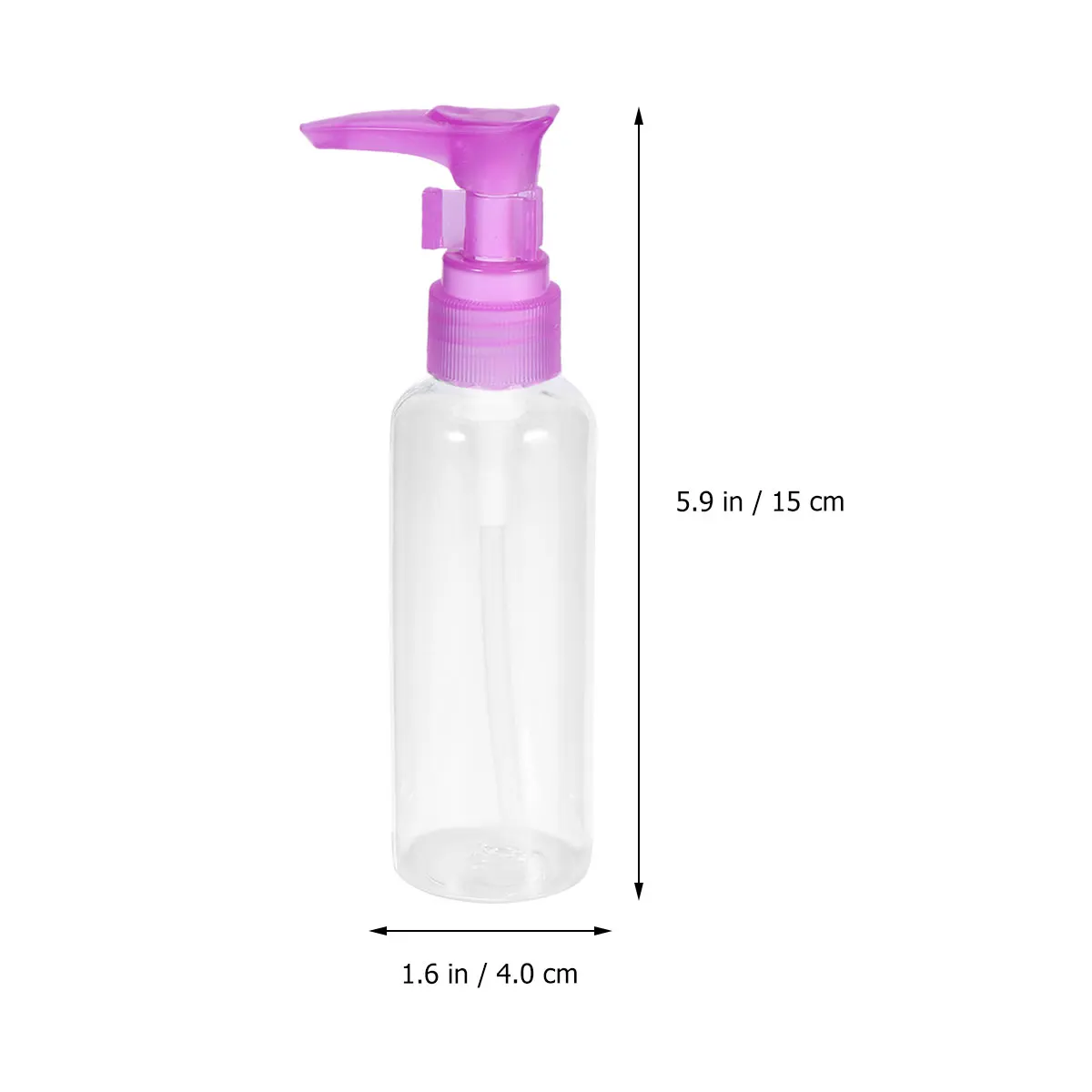 

4pcs Lotion Emulsion Pet Bottle Refillable Press Pump Makeup Subpackaging Empty Plastic Bottle For Home Durable