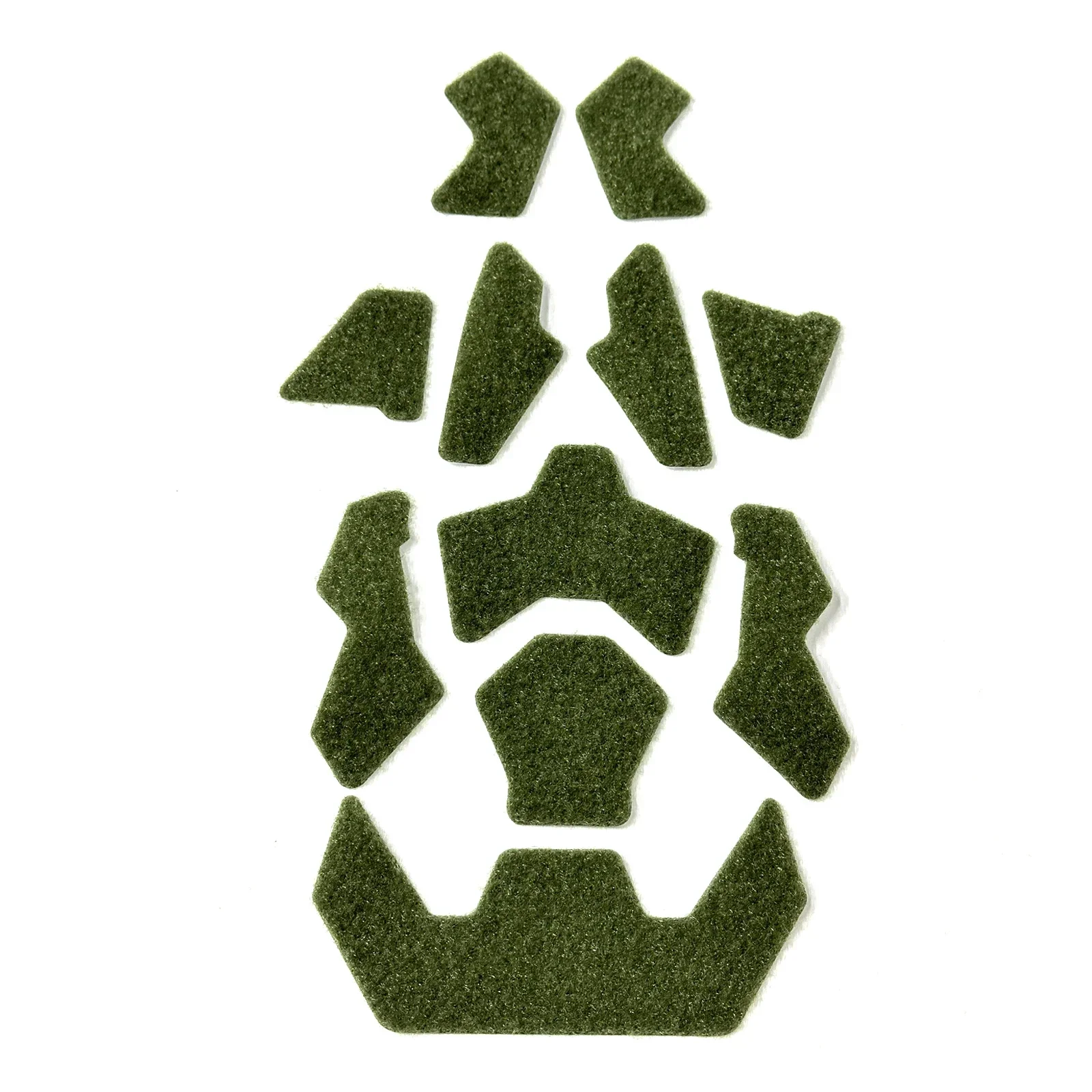 NEW 11Pcs Super High Cut Tactical FAST Helmet Magic Sticker Helmet Patches Hook Loop Fastener Sticky Helmet Accessories