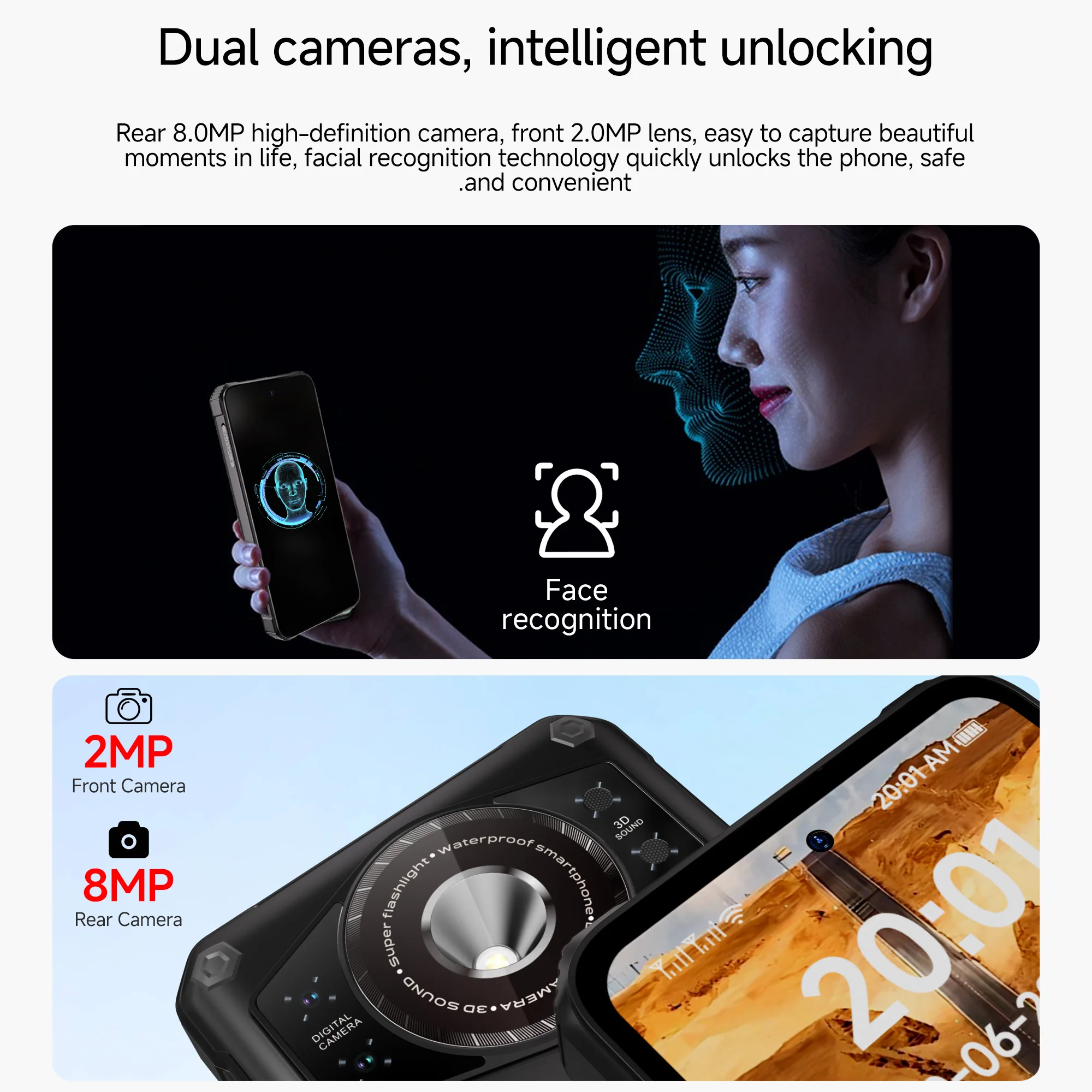 SERVO TANK300 Waterproof Smartphone Android 10 3G WCDMA 6.79