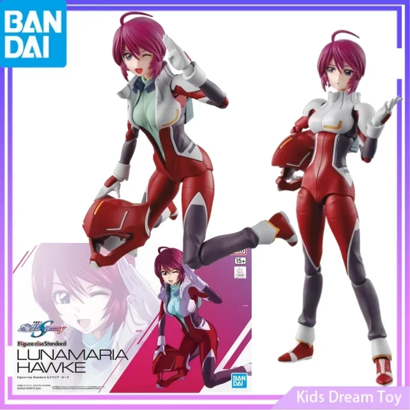 Bandai in Stock Original Figure-rise Standard FRS LUNAMARIA HAWKE Anime Action Figures Toys PVC Collectible Model Gifts for Kids