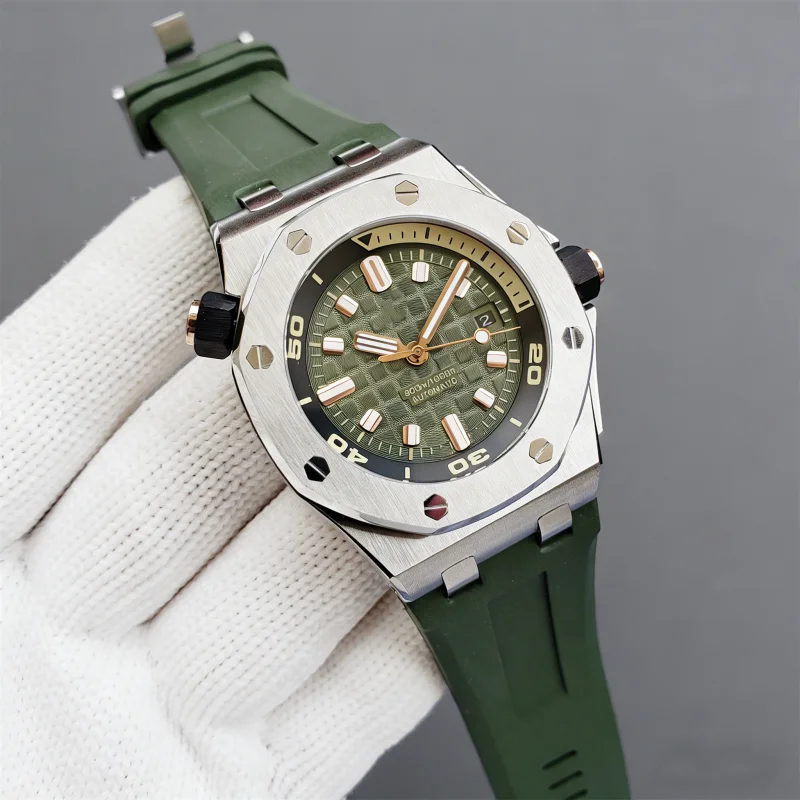 

Fashionable men's luxury brand watch, 904L stainless steel, automatic mechanical movement, high quality, 42mm watch,customizable