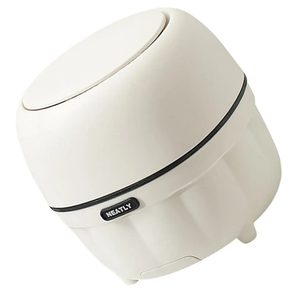 

Mini Desktop Trash Bin Phone Cradle Small Trash Can Lid Countertop Plastic Garbage Mini Waste Basket Office Home