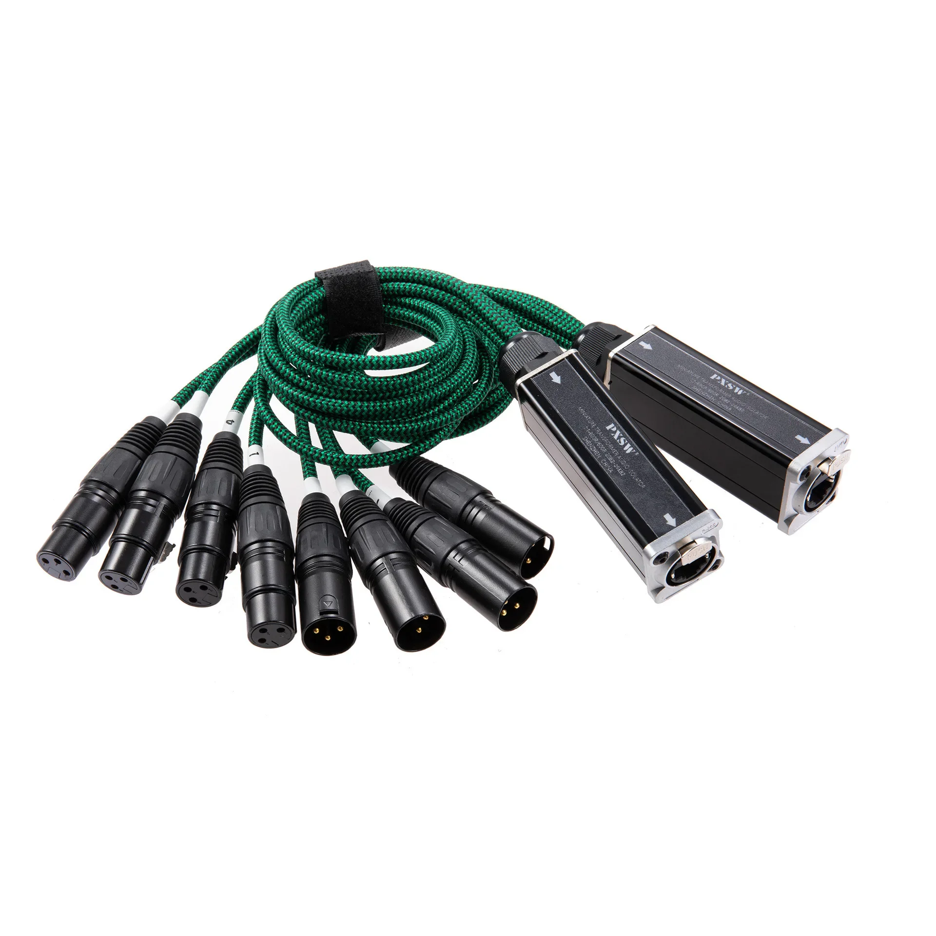 Extenseur de signal réseau XLR Audio, installation multi-réseau pour scène, studio statique, câble femelle et mâle, 4 canaux, 3 broches