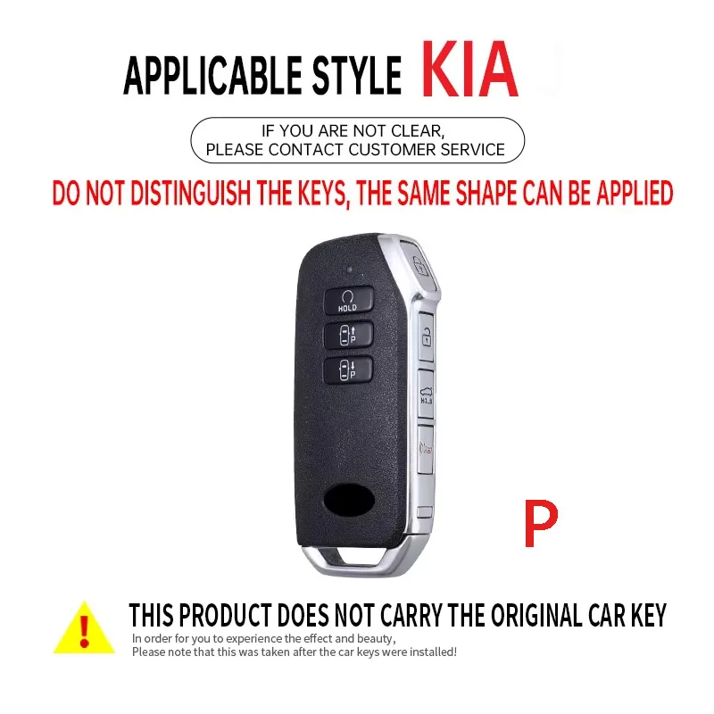 Leather Car Key Case Full Cover Protection Shell for Kia 2022 Sportage 2023 Niro Hybrid 2021 Sorento MQ4 2022 EV6 GT-Line K8 V6