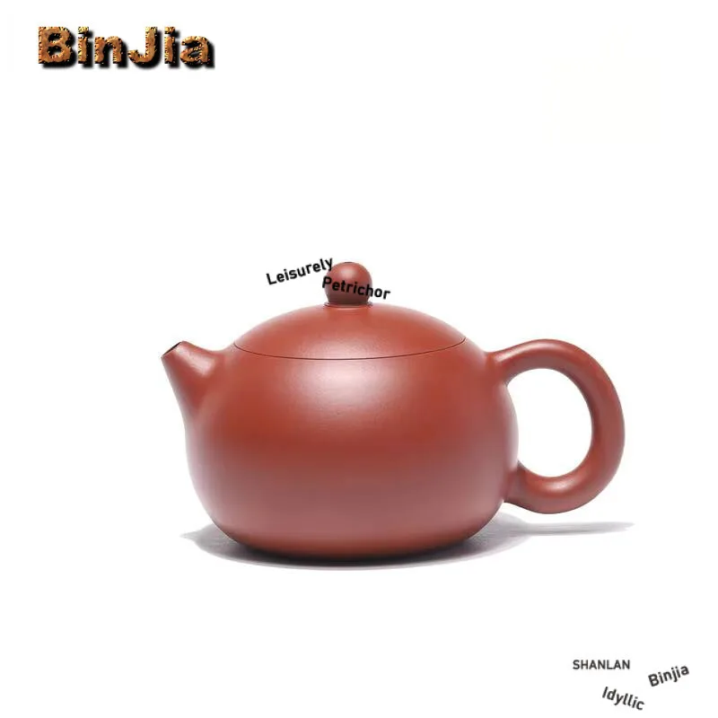 

210 мл высококачественные чайники Yixing из фиолетовой глины, горшок Xishi ручной работы, чайник с грязевой рудой Zhu с ситечком, чайный сервиз Zisha, коллекция ча