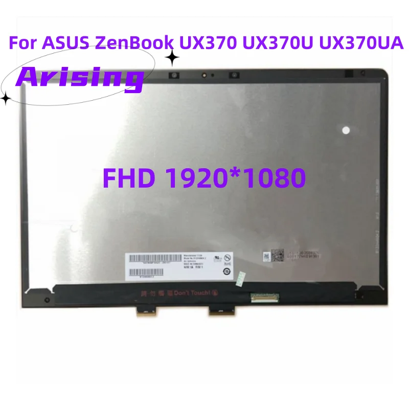 

Original 13.3 inch B133HAN04.2 FHD 1920*1080 Lcd Screen Touch Digitizer Assembly For ASUS ZenBook UX370 UX370U UX370UA