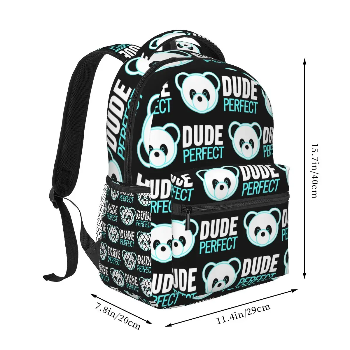 Dude Perfect Backpack Student Boys Girls BookBag Kids School Bag Computer Shoulder Bags for Men Women