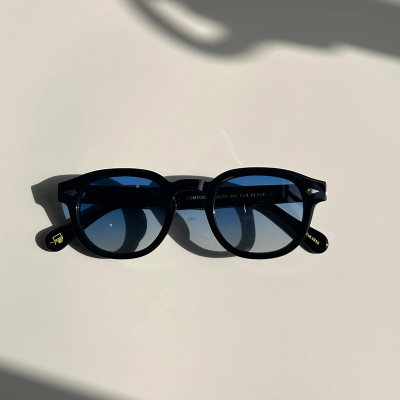 High Quality Clip Sunglasses Man Johnny Depp Lemtosh Polarized Sun Glasses Woman Luxury Brand Vintage Acetate Frame Dropshipping