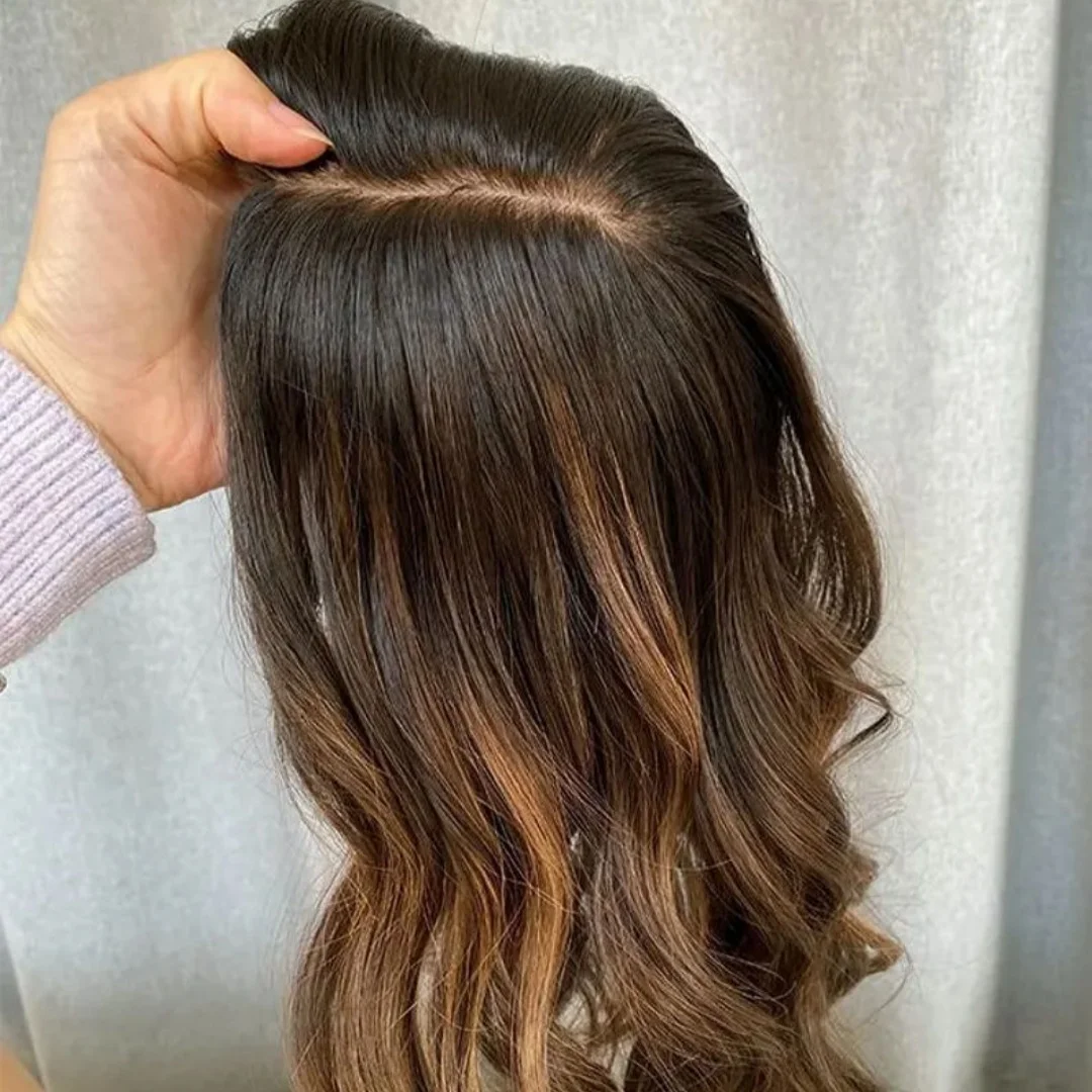 

Брюнетка Парик Фронта Шнурка для Женщин 14 дюймов Парик Объемной Волны Средняя Часть Синтетический Парик Фронта Шнурка Натуральная Линия Волос для Повседневной Вечеринки Носировки и Отдыха