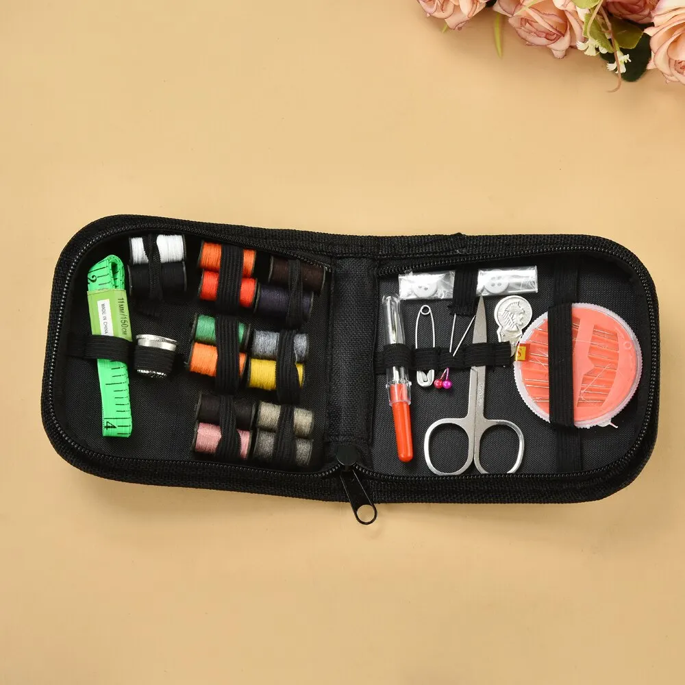 10 Needle Portable Mini Travel Household Sewing Box Set Sewing Kit Storage Bags Sundries Organizer Home Tools Sewing Accessories