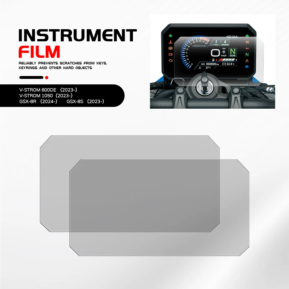Dashboard Screen Protector Instrument Film For Suzuki GSX-8R GSX-8S GSX8R GSX8S V-Strom 800 1050 DE VStrom DL800 DL1050 2023-