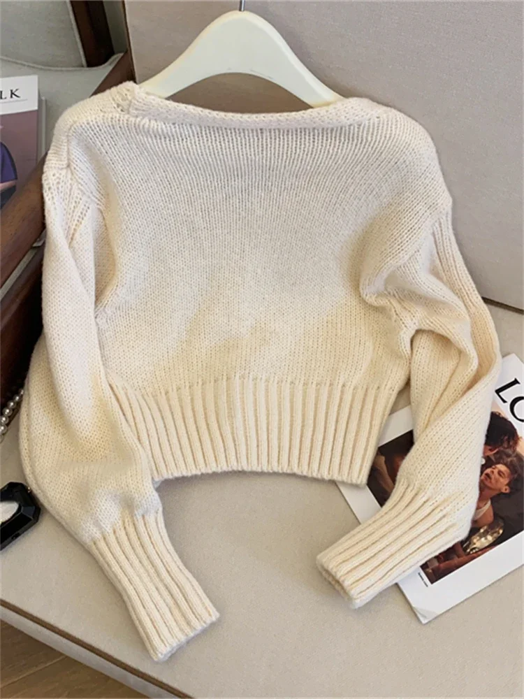 Women Sweater Womens Winter Sweaters Cardigan Traf Female Knitting Overszie Long Sleeve Loose Knitted Outerwear Ropa De Mujer