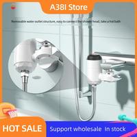 A38I Kitchen Electric Water Heater Tap Instant Hot Water Faucet Heater Cold Heating Faucet Instantaneous Water Heater US Plug