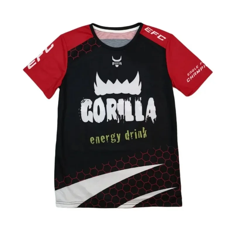 2026 Summer Men's MMA Fight Wear Rashguard T-shirt Short-Sleeved 3D Printed Boxing Unisex Casual Training Street Fighting Tops