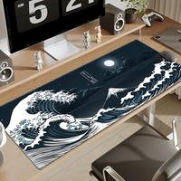 Computer Art Mouse Pad Japan The Great Wave of Kanagawa Large Gaming Mousepad Gamer XL Rubber Otaku Keyboard Pad Laptop Desk Mat