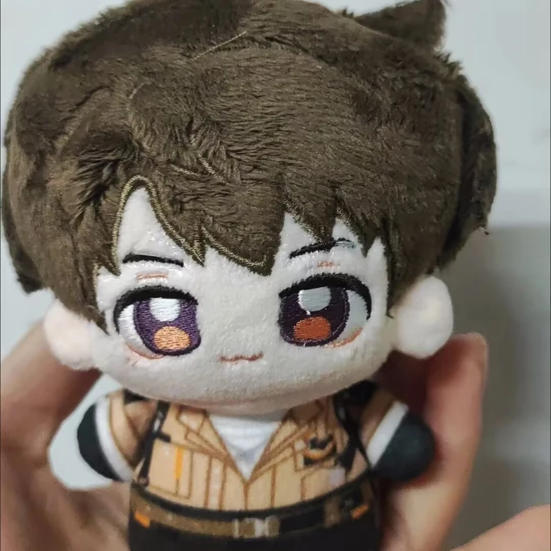 Peluche pilota Caleb con orecchio 10 cm Anime Plushie Doll Love and Deepspace Portachiavi Pandent Peluche Regali