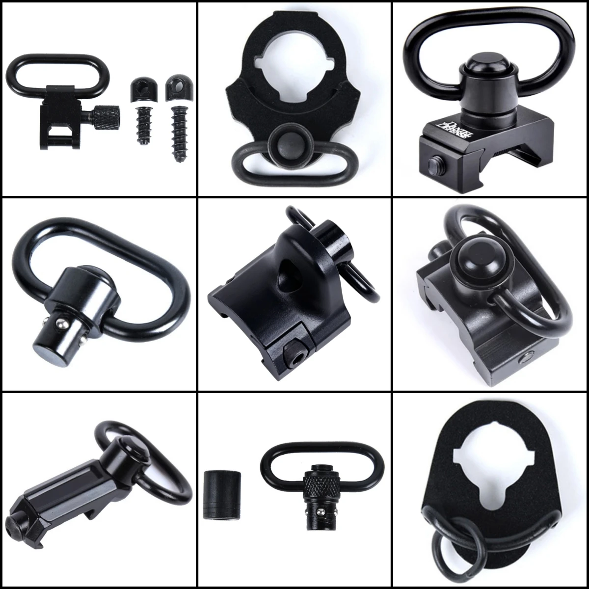 

WADSN GBB Quick Detach Release QD Sling Swivel Scope Mount Ring AR15 Hunting Accessories Fit 20mm Rail WeaponLight QD Adapter