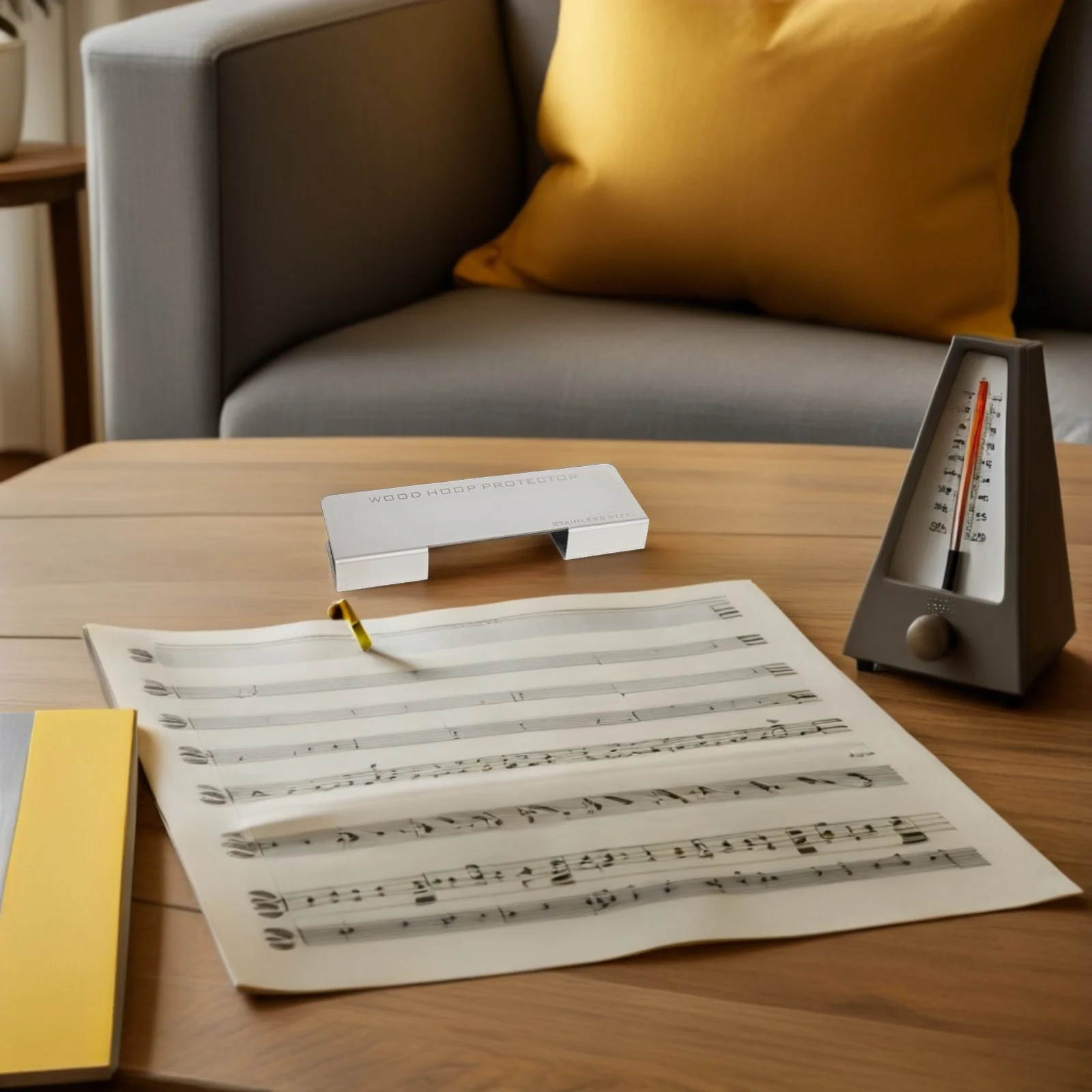 

2pcs Hoop Protector Metal For Wood Bass Anti-Slip Durable Secure Grip Easy Install Live Studio Use Rim Protector Bass