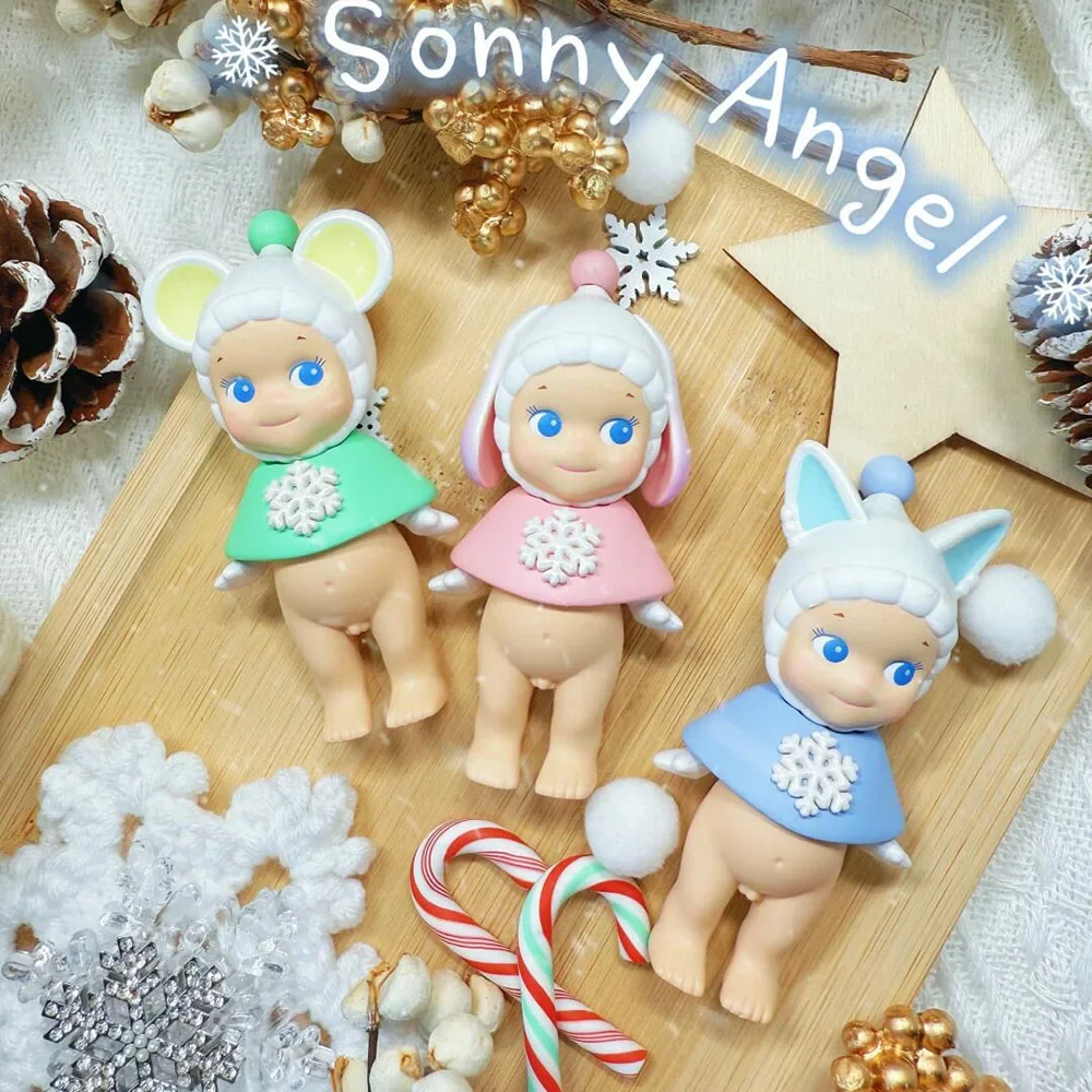 

New Sonny Angel Blind Box Toys Winter Wonderland Series Anime Mini Action Figure Desktop Decoration Ornaments Christmas Gifts