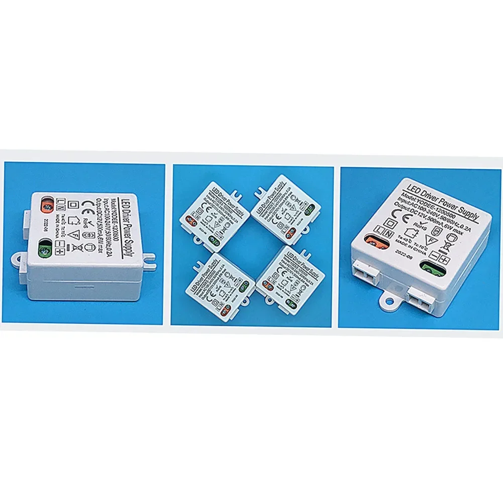 1pcs Constant Voltage LED Power Supply DC12V 6W Drive Power Supply AC To DC DC Output AC/DC Power Supply50-60Hz