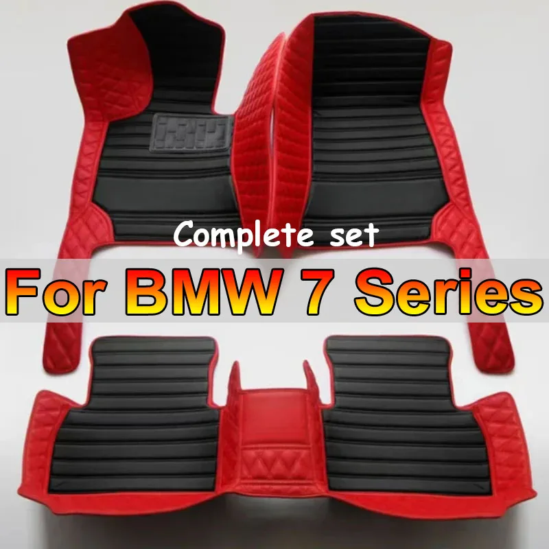 

Car Floor Mats For BMW 7 Series E65 2001~2008 Anti-dirt Leather Mat Carpets Rugs Protective Pad Car Accessories Interior Parts