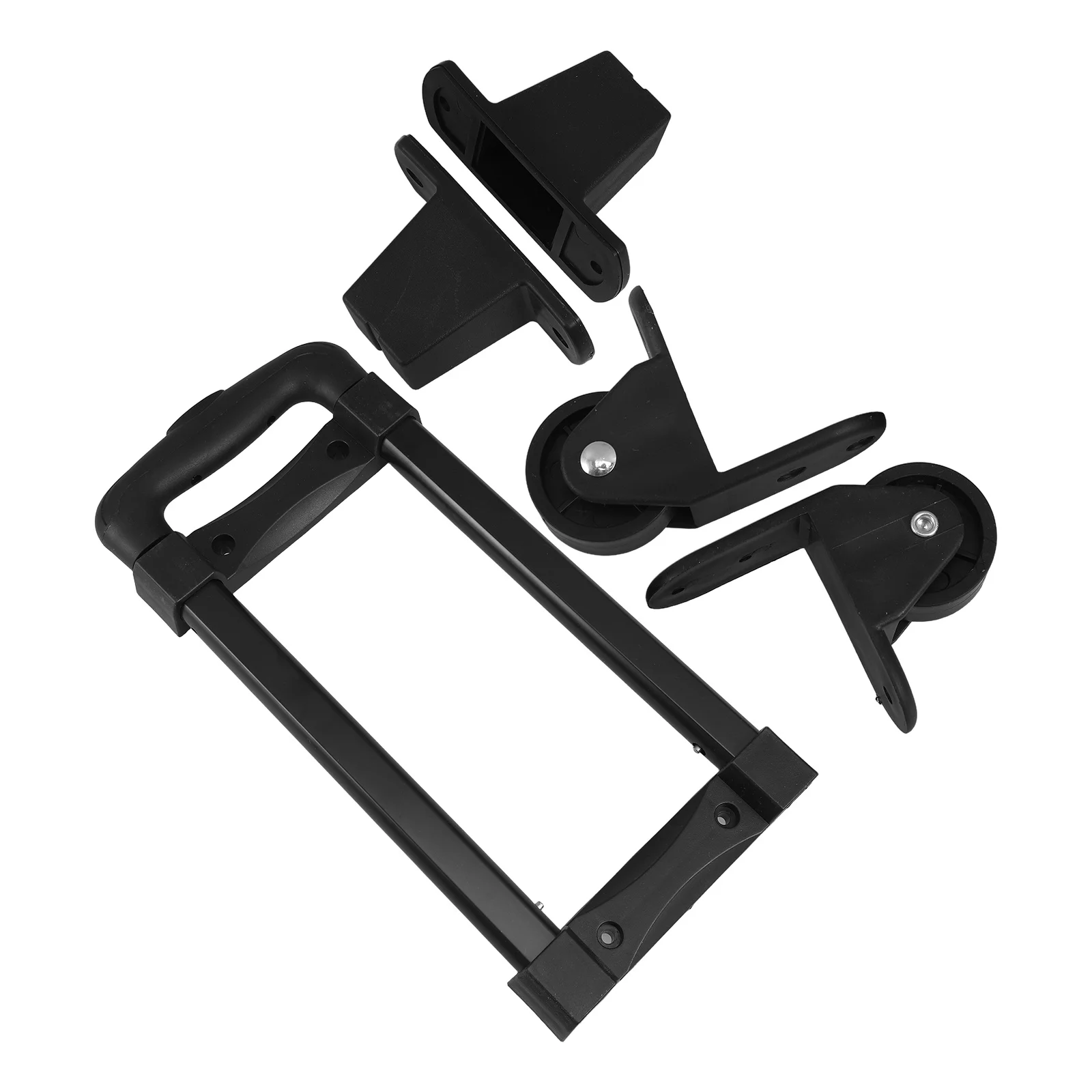 

1 Set Lightweight Stage Audio Pull Handle With Telescopic Metal End Caps Foldable Design For Speaker Cabinet Portable Transport