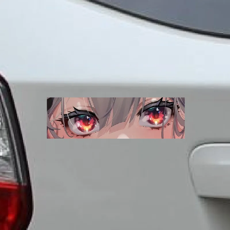 Picture 4: All Kinds of Anime Girl Eyes Waterproof Reflective Car Motorcycle Laptop Decorative Stickers Bumper Trunk Exterior Accessories