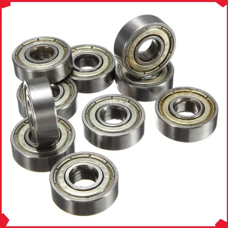 B17B 100Pcs 8 X 22 X 7Mm Skateboard Scooter Bearings Wheels ABEC-5 608ZZ