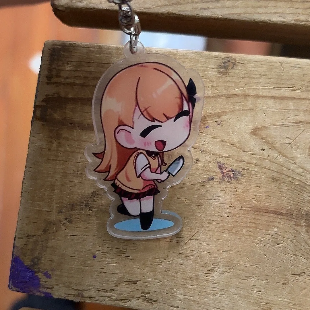 Keychain Comi san ha Comyusho desu Yamai Nakanaka Omoharu Keyring strap Figure