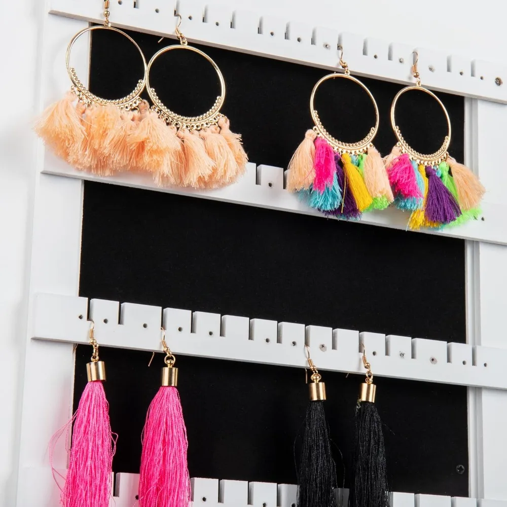 Jóias Organizador com Corpo Inteiro Espelho, Mind Reader, Armório de Armazenamento, Wall Mount, Madeira, Branco, 12,5 polegadas, L x 3,5 polegadas, W x 43,5 polegadas, H