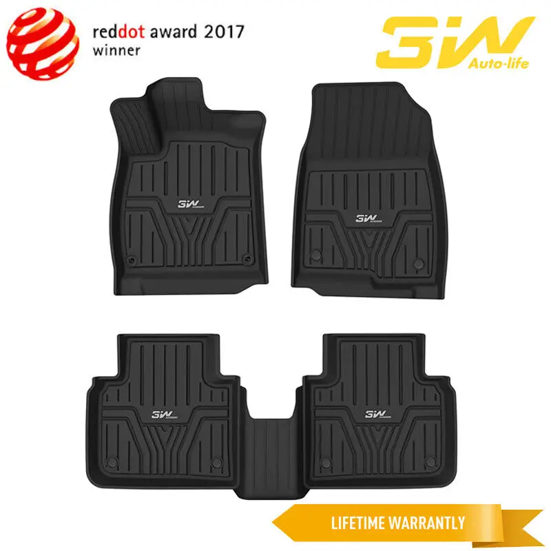 2018-2024 Honda Accord Custom Fit All Weather Car Floor Liners 3W Floor Mats for