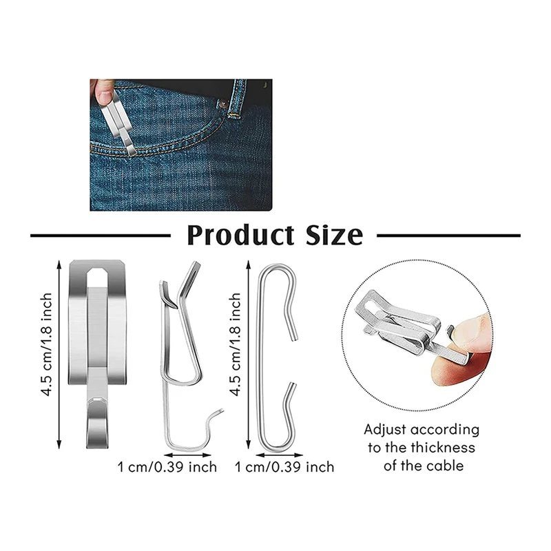 48 Pcs Heat Cable Roof Clips De Icing Cable Clips Spacers Set Cable Wire Clips Gutter Clips